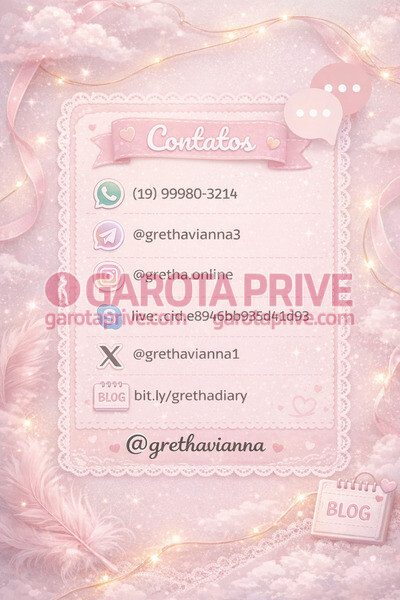  Gretha Existe um tipo de prazer que não começa no corpo… descubra.